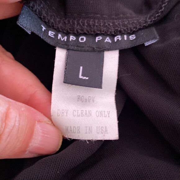 Tempo Paris Black Sequin Bolero Jacket Women's Dressy Shrug NWT New - Picture 5 of 6